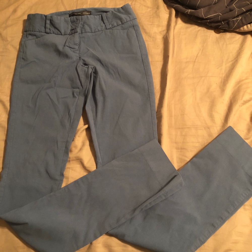 The Limited Blue straight leg pants